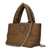 Tory Burch Brown Fabric Handbags Tory Burch