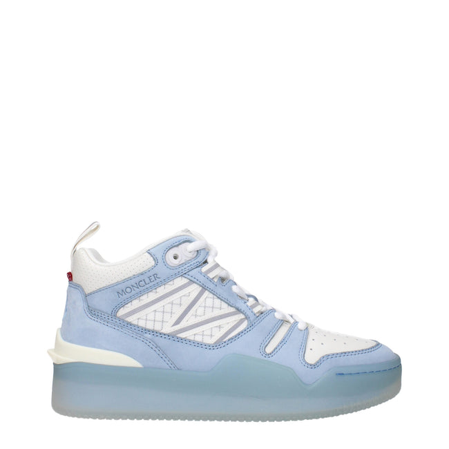 Moncler White Leather High Tops Moncler