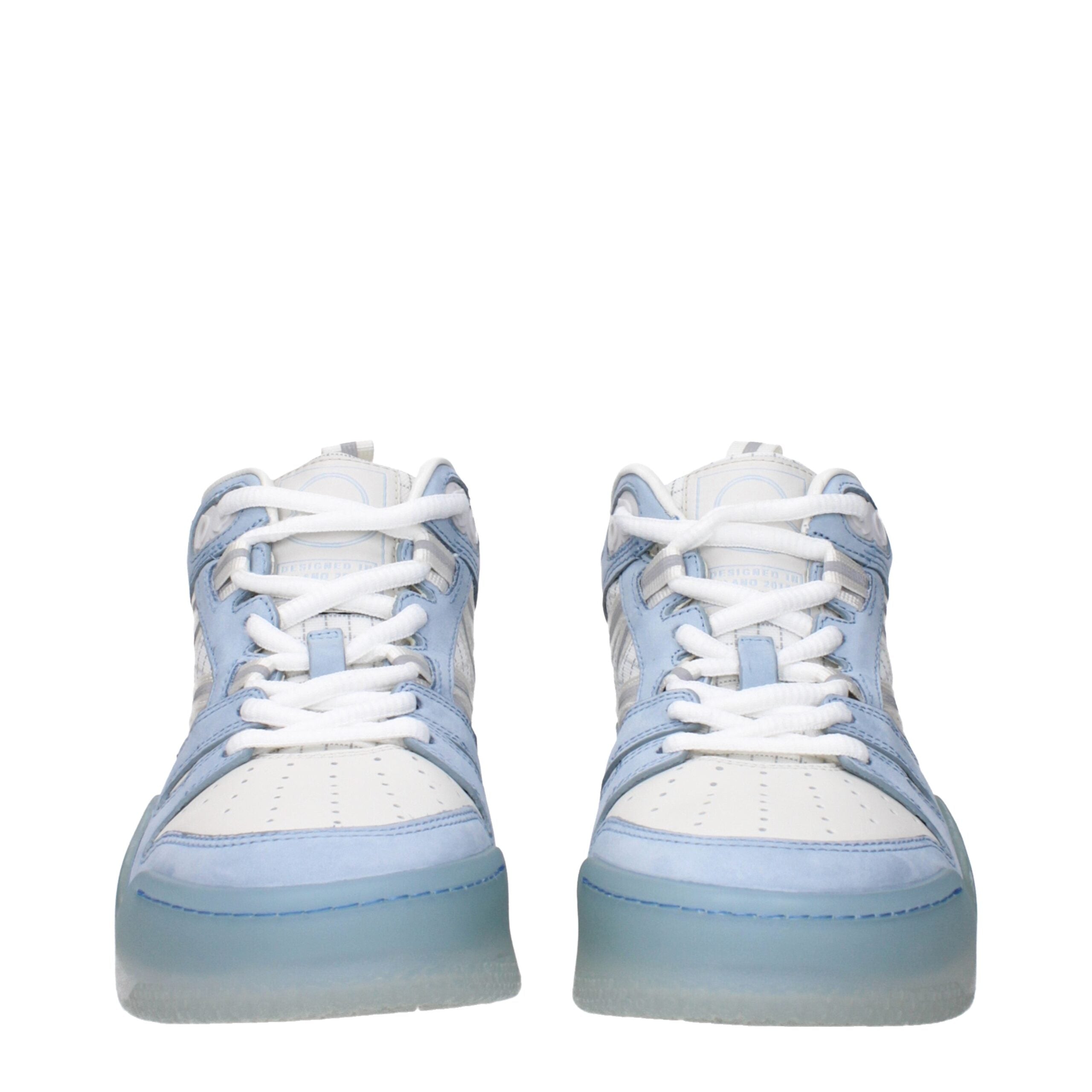 Moncler White Leather High Tops Moncler