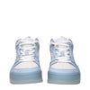Moncler White Leather High Tops Moncler