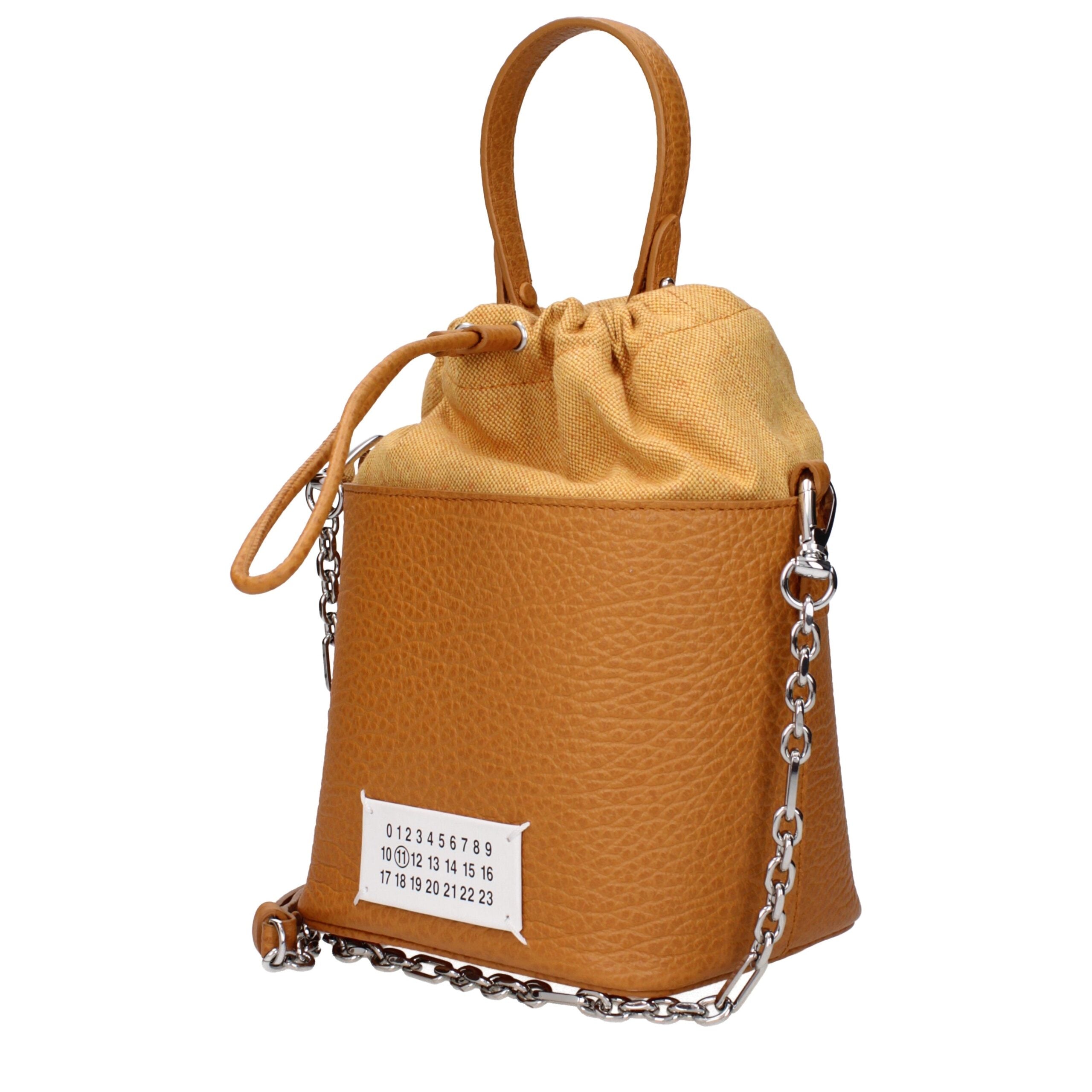 Maison Margiela Brown Leather Handbags Maison Margiela