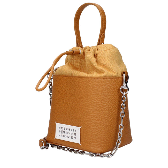 Maison Margiela Brown Leather Handbags Maison Margiela