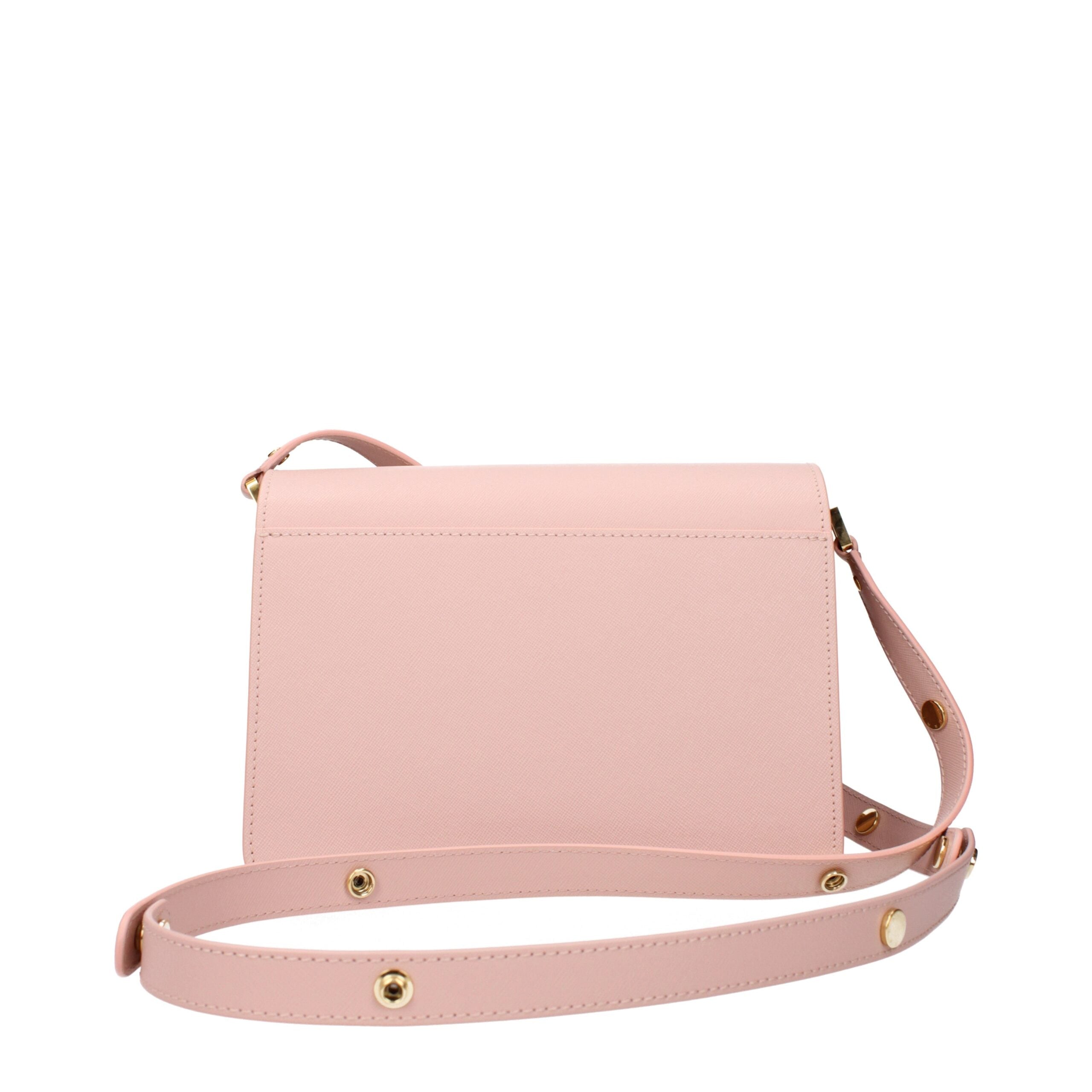 Marni Pink Leather Shoulder Bags Marni
