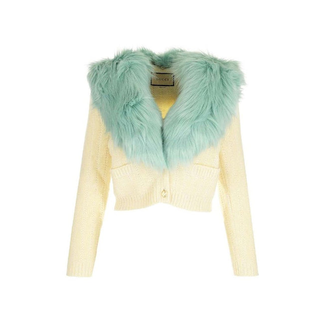 Gucci Wool And Cashmere Cardigan Gucci