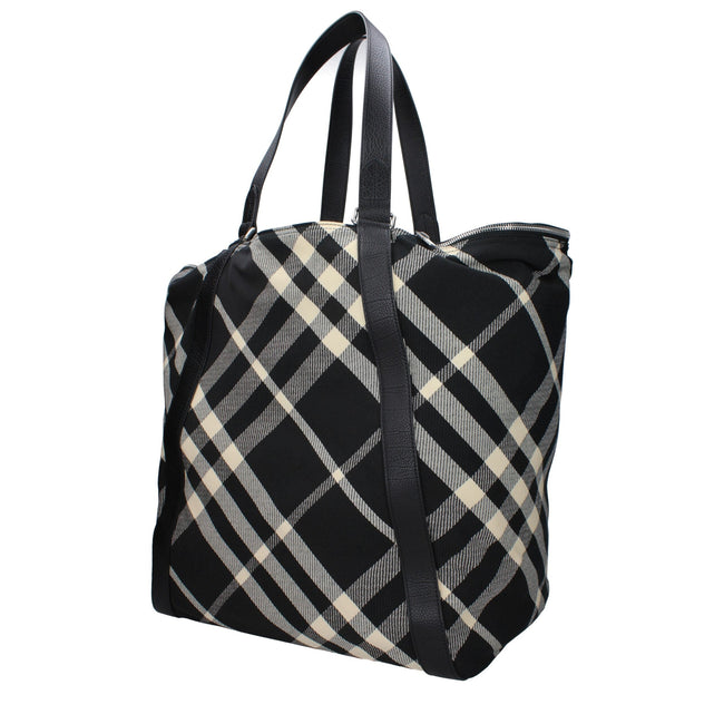 Burberry Black Fabric Shoulder Bags Burberry
