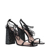 Miu Miu Black Leather Platforms