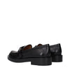 Christian Dior Black Leather Slip-On Loafers Christian Dior