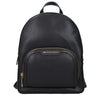 Michael Kors Black Leather Backpacks Michael Kors