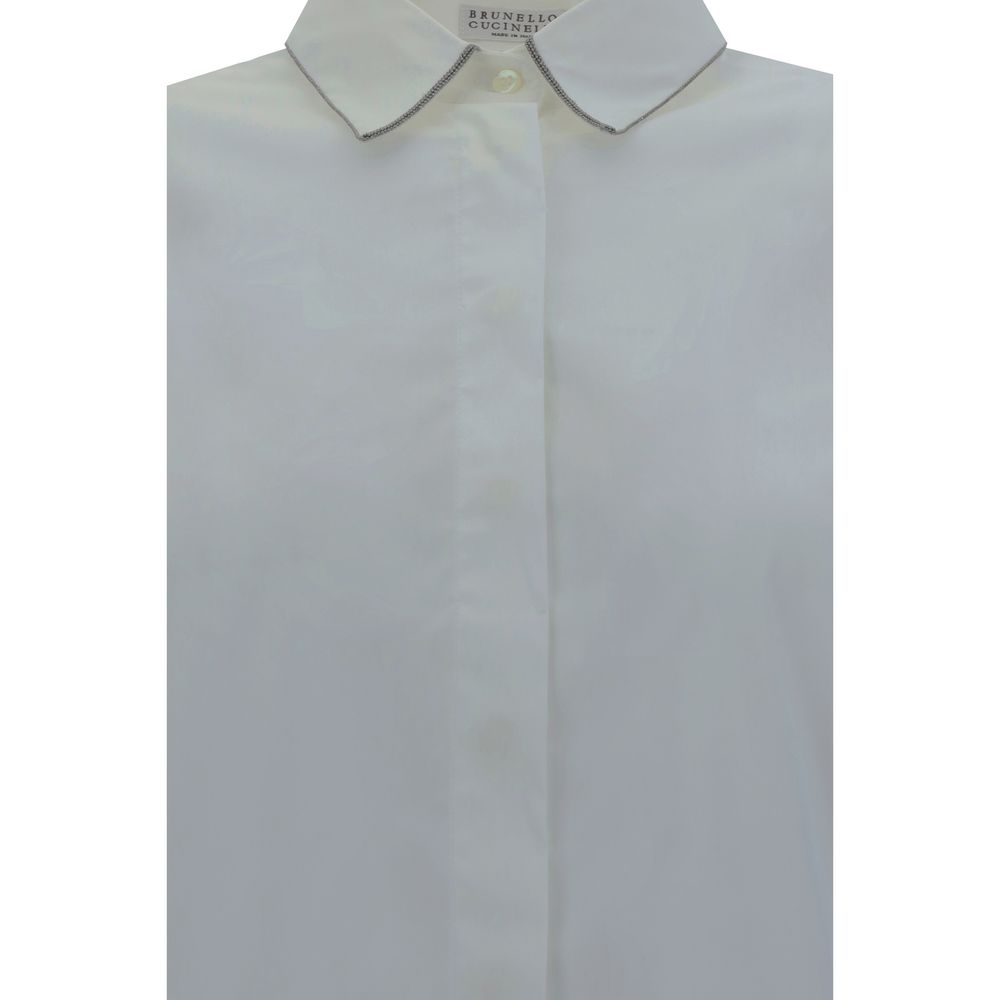 Brunello Cucinelli Shirt with iconic jewelry details Brunello Cucinelli