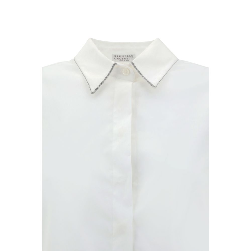Brunello Cucinelli Shirt with iconic jewelry details Brunello Cucinelli