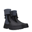 Christian Dior Black Cotton Ankle Boots Christian Dior