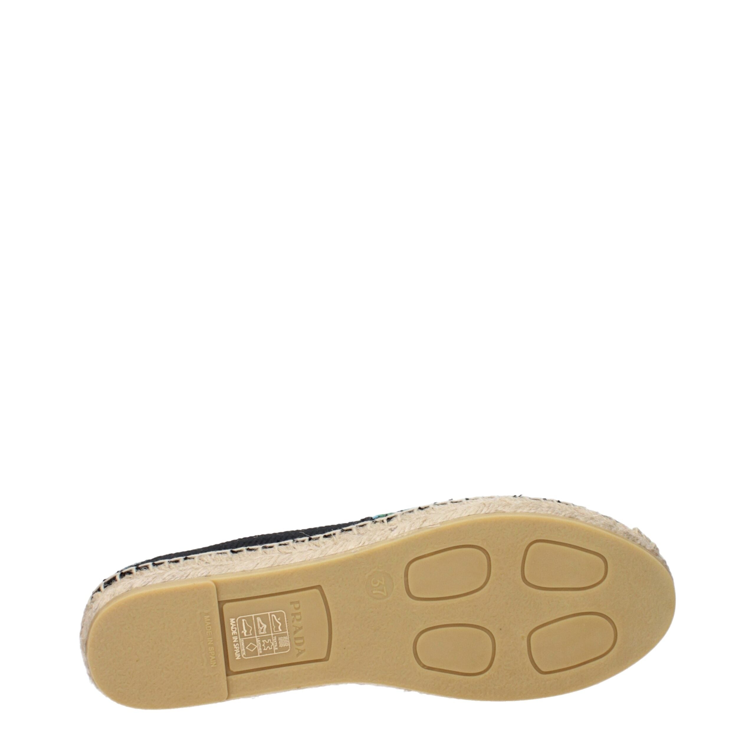 Prada Black Fabric Espadrilles Prada