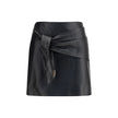 Versace Lambskin Miniskirt Versace