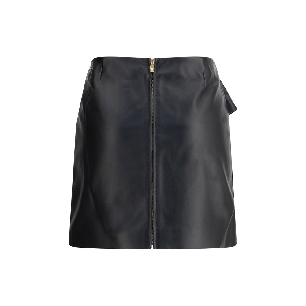 Versace Lambskin Miniskirt Versace