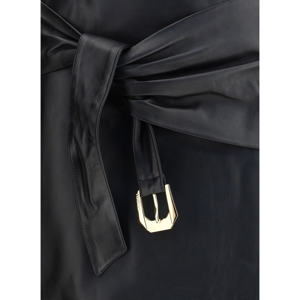 Versace Lambskin Miniskirt Versace