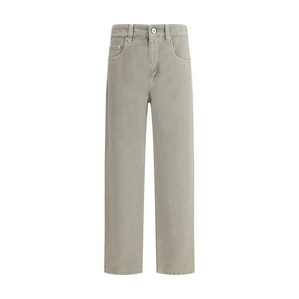 Brunello Cucinelli Straight Dyed Jeans Brunello Cucinelli