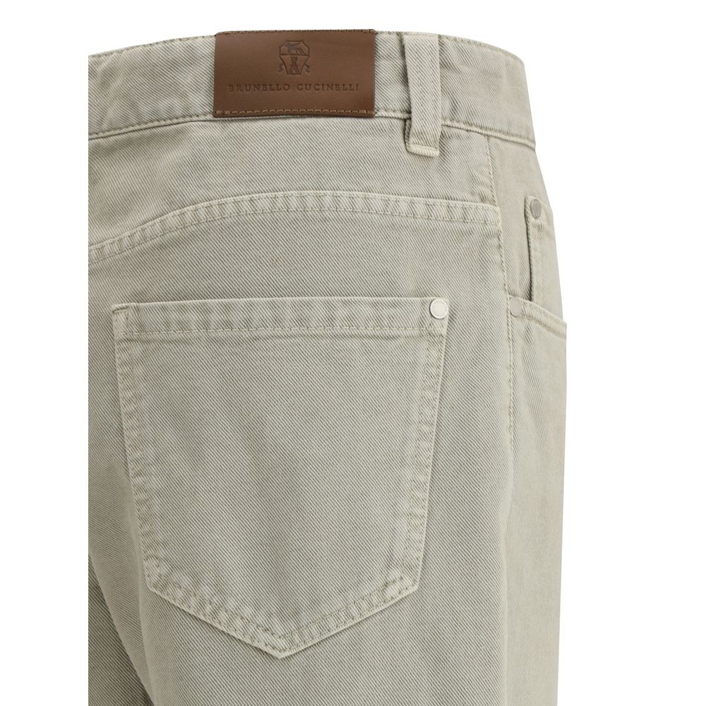 Brunello Cucinelli Straight Dyed Jeans Brunello Cucinelli