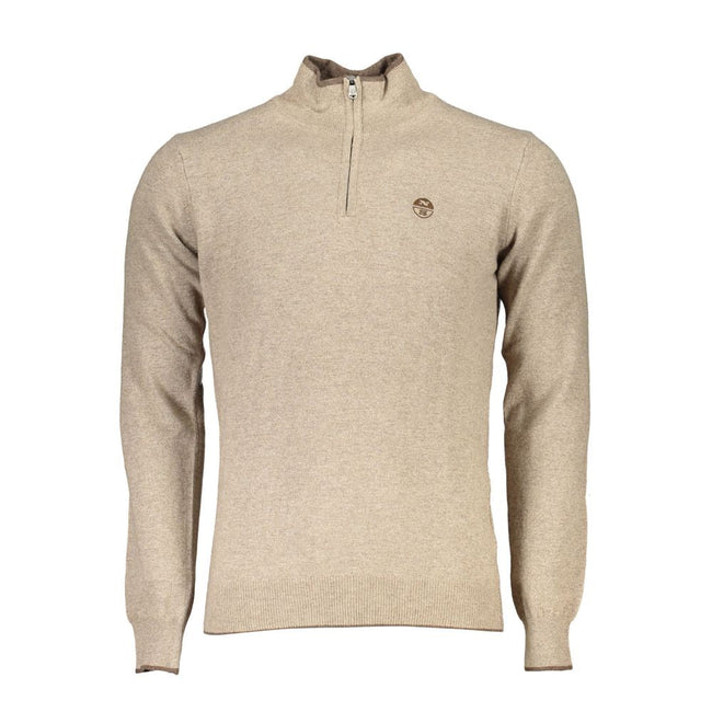 North Sails Beige Fabric Sweater North Sails