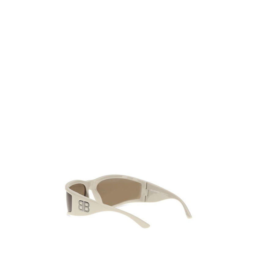 Balenciaga Cream Polyamide Sunglasses Balenciaga