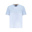 Hugo Boss Blue Cotton Men T-Shirt Hugo Boss