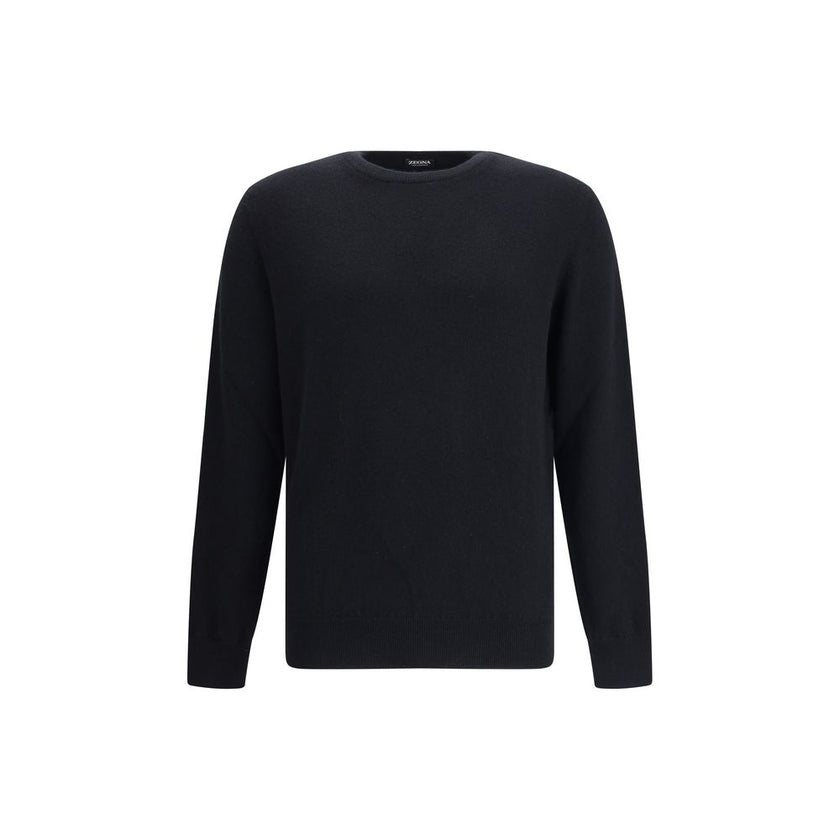 ZEGNA Black Cashmere Cashmere Sweater ZEGNA