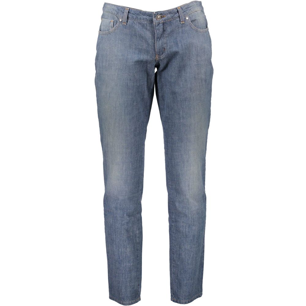 Costume National Blue Cotton Women Jean Costume National