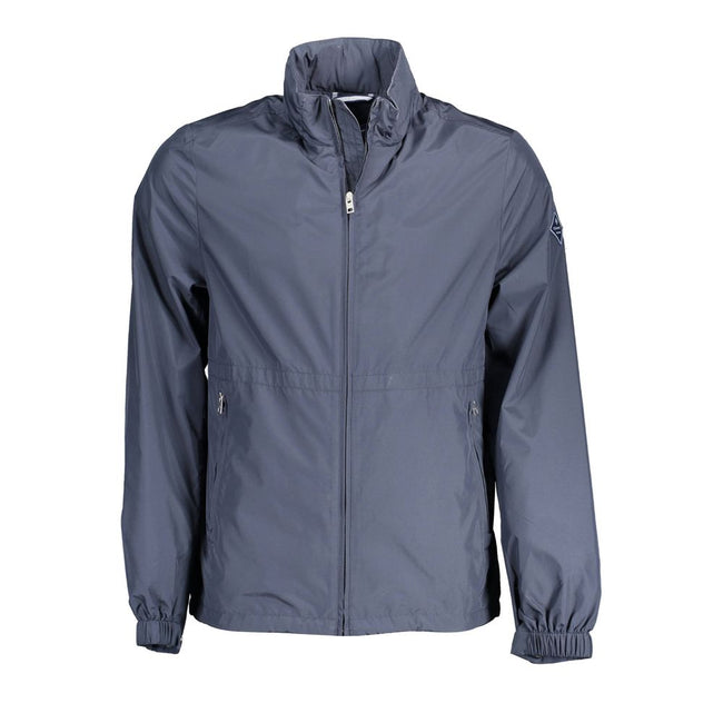 Gant Blue Recycled Polyester Men Jacket Gant