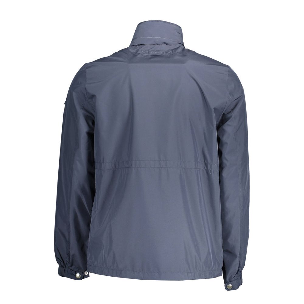 Gant Blue Recycled Polyester Men Jacket Gant
