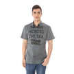 Costume National Gray Cotton Shirt Costume National