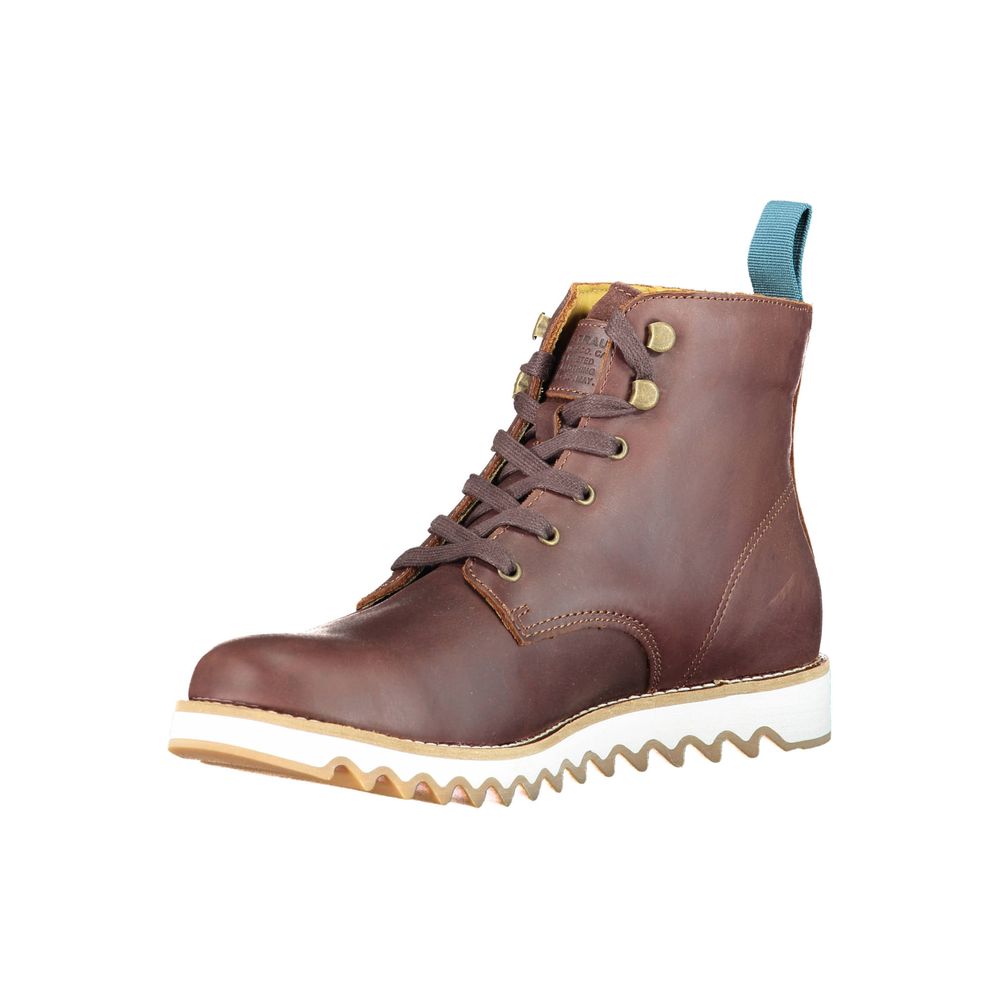 Levi's Brown Leather Men Boot Levi's
