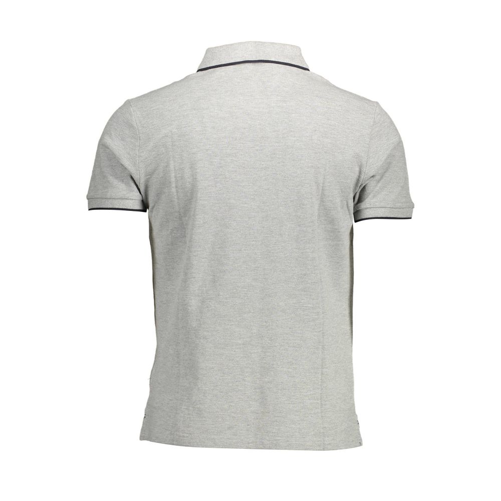 North Sails Gray Cotton Polo Shirt North Sails