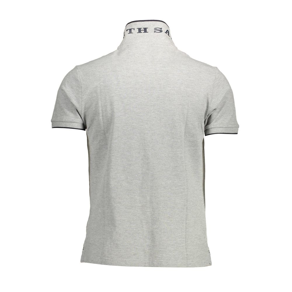North Sails Gray Cotton Polo Shirt North Sails