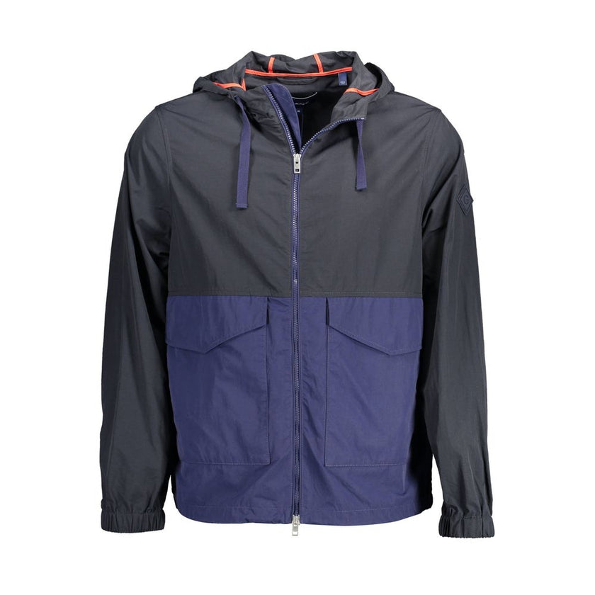 Gant Blue Polyamide Men Jacket Gant