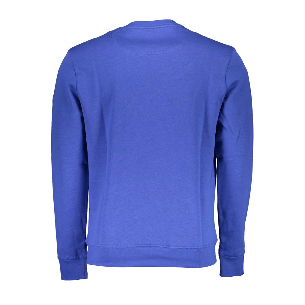 North Sails Blue Cotton Men Sweater North Sails