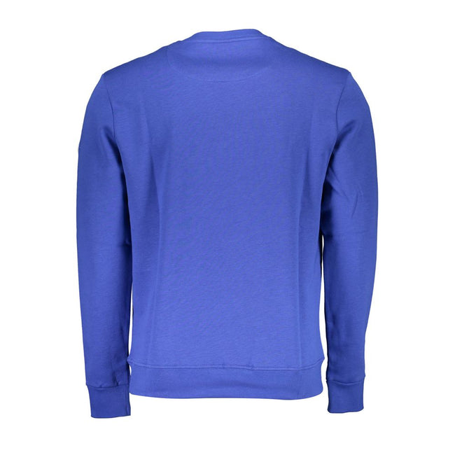 North Sails Blue Cotton Men Sweater North Sails
