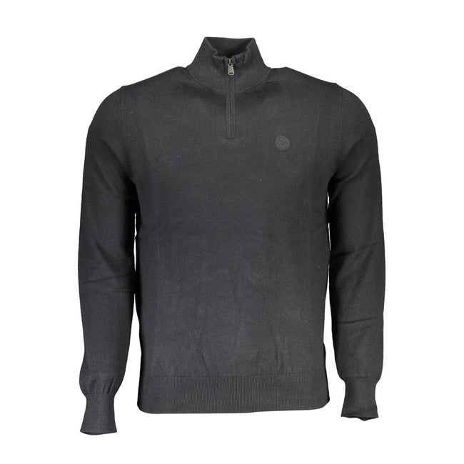 North Sails Black Cotton Sweater North Sails