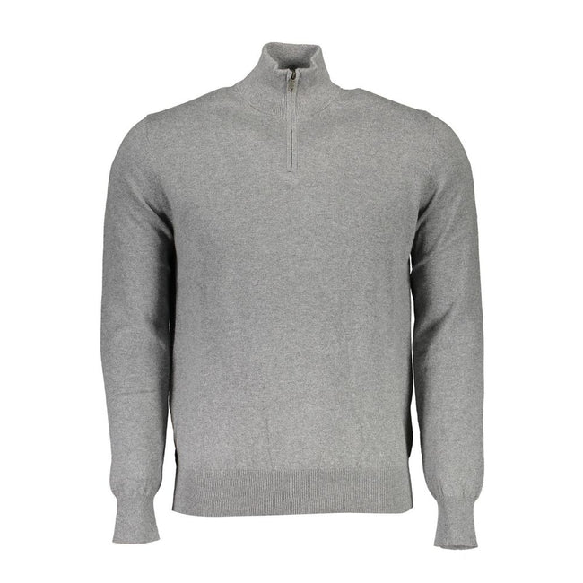 North Sails Gray Cotton Sweater North Sails