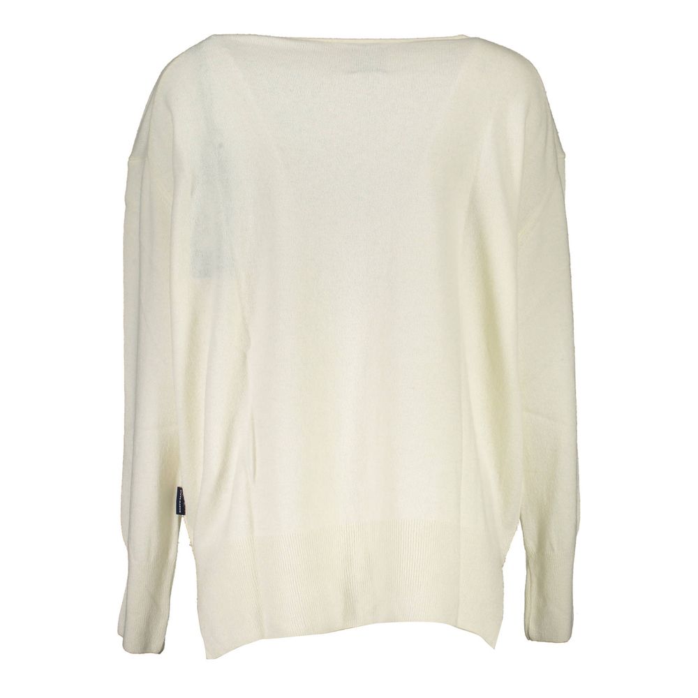 North Sails White Wool Sweater North Sails
