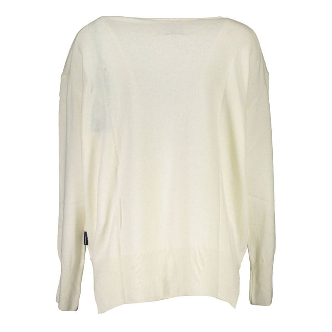 North Sails White Wool Sweater North Sails