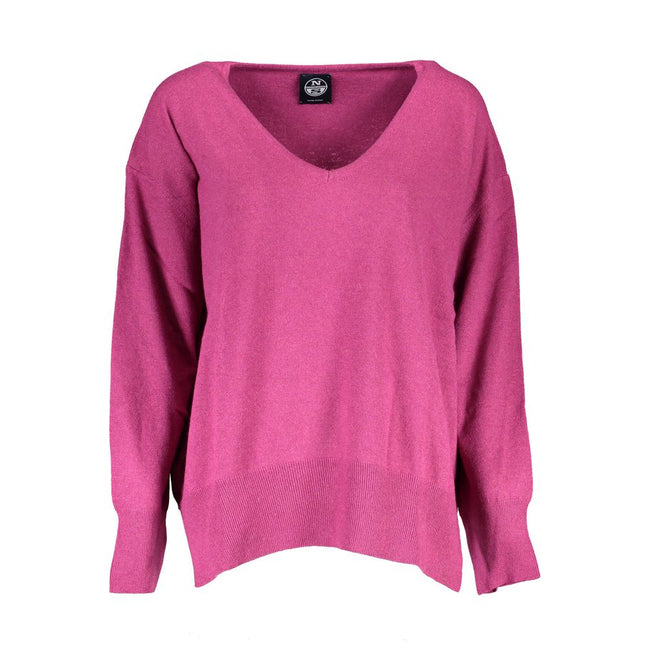 North Sails Purple Wool Sweater North Sails