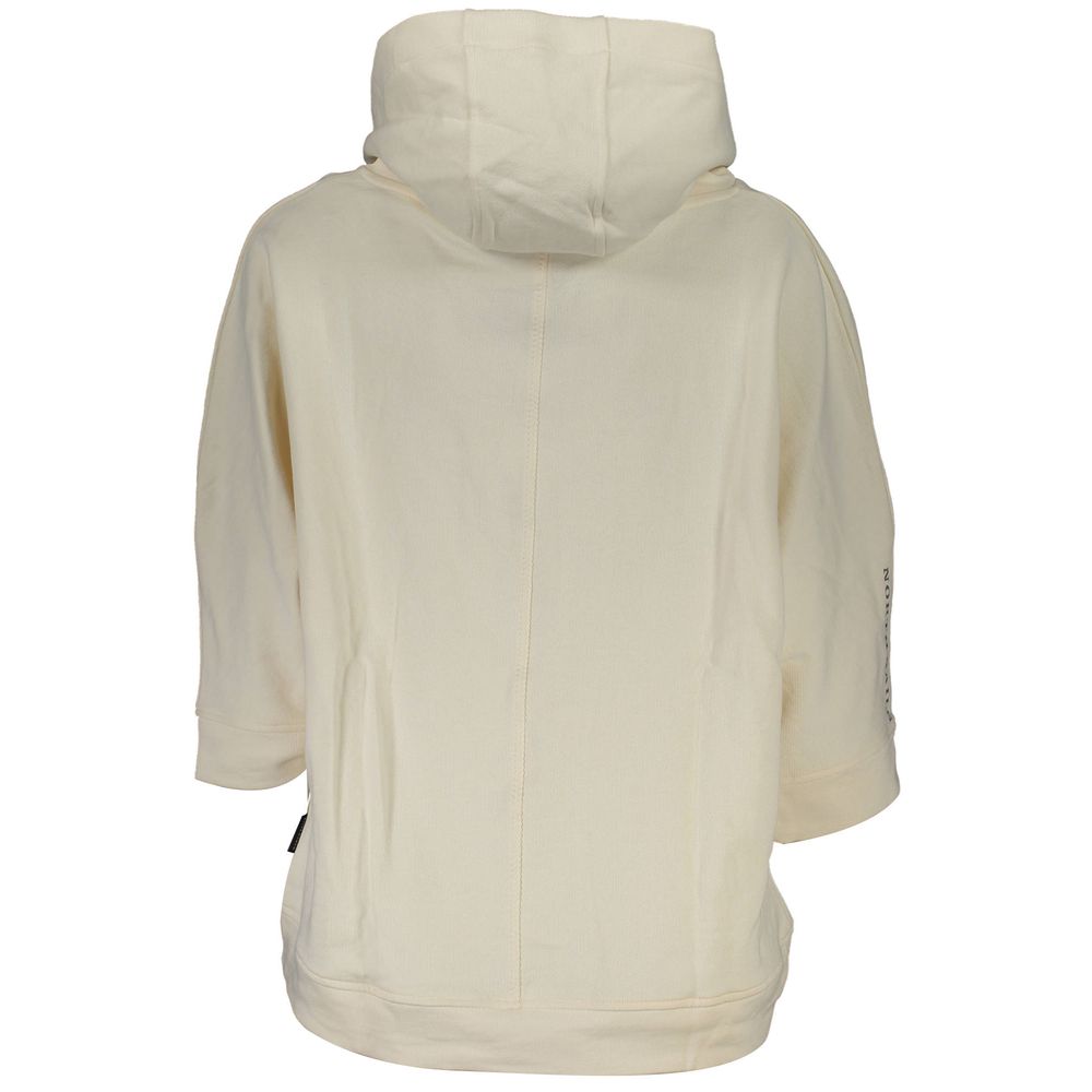 North Sails White Cotton Women's Hooded Sweater North Sails