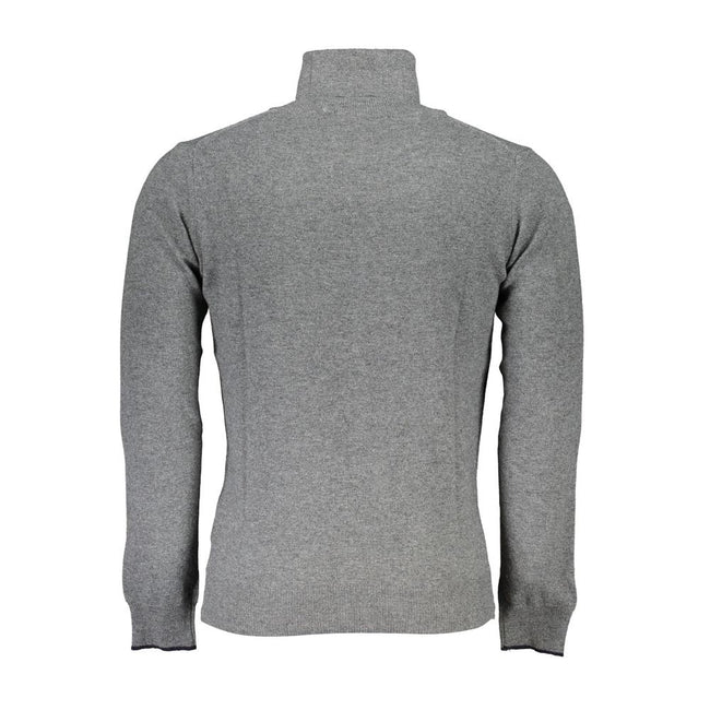 North Sails Gray Fabric Sweater North Sails
