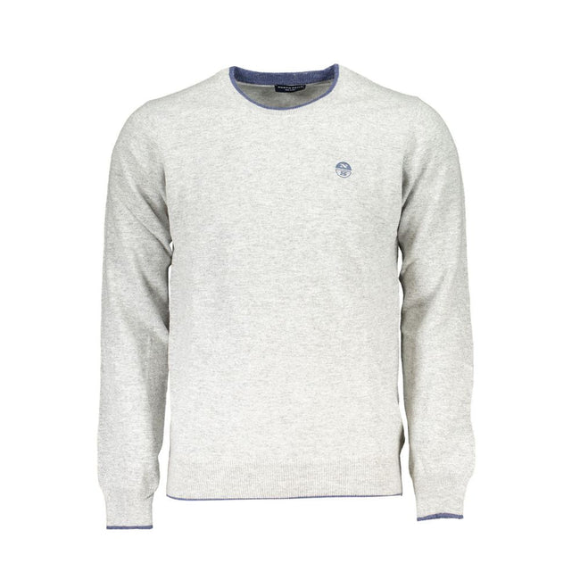 North Sails Gray Fabric Sweater North Sails