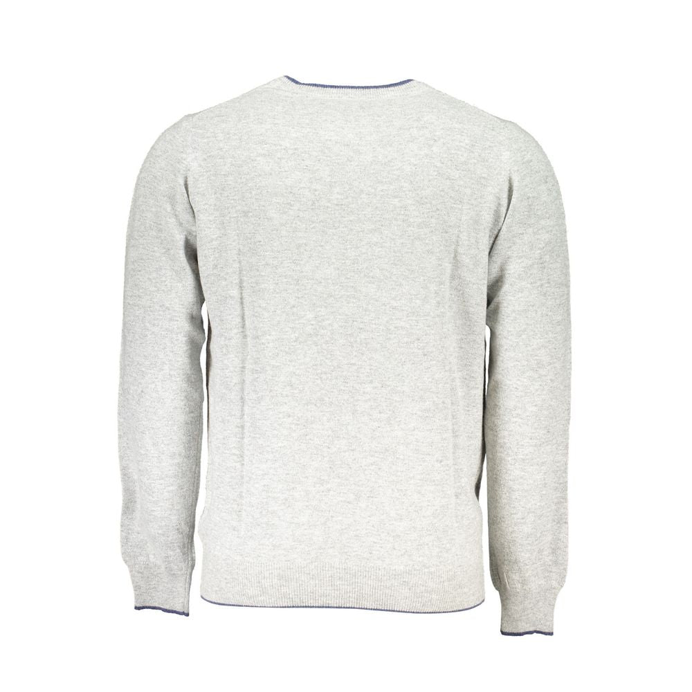 North Sails Gray Fabric Sweater North Sails