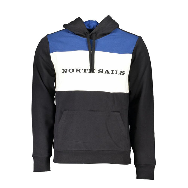 North Sails Black Cotton Men Sweater North Sails