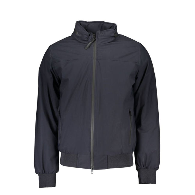 North Sails Blue Polyester Men Jacket North Sails