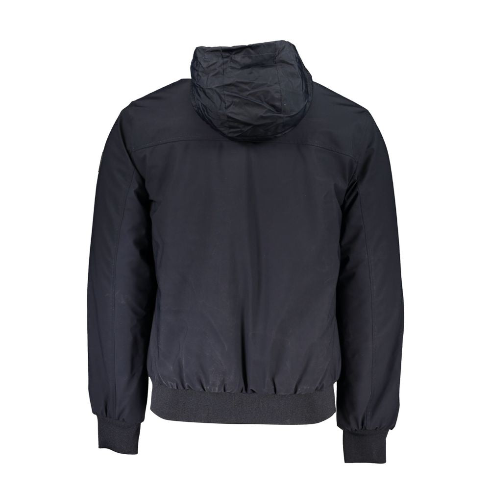 North Sails Blue Polyester Men Jacket North Sails