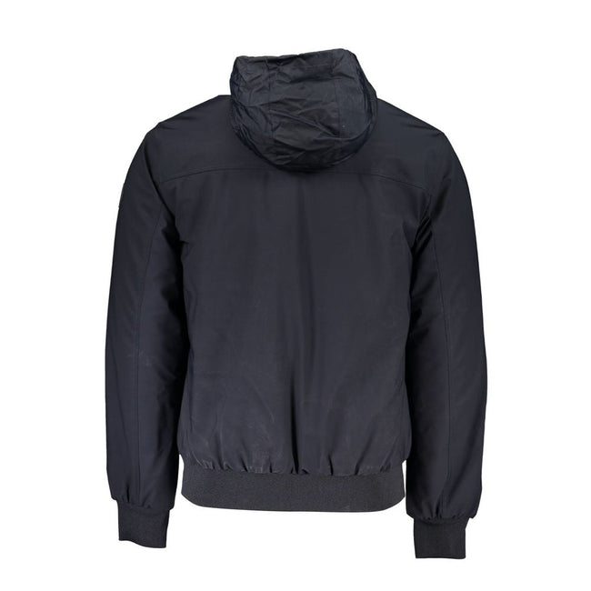 North Sails Blue Polyester Men Jacket North Sails