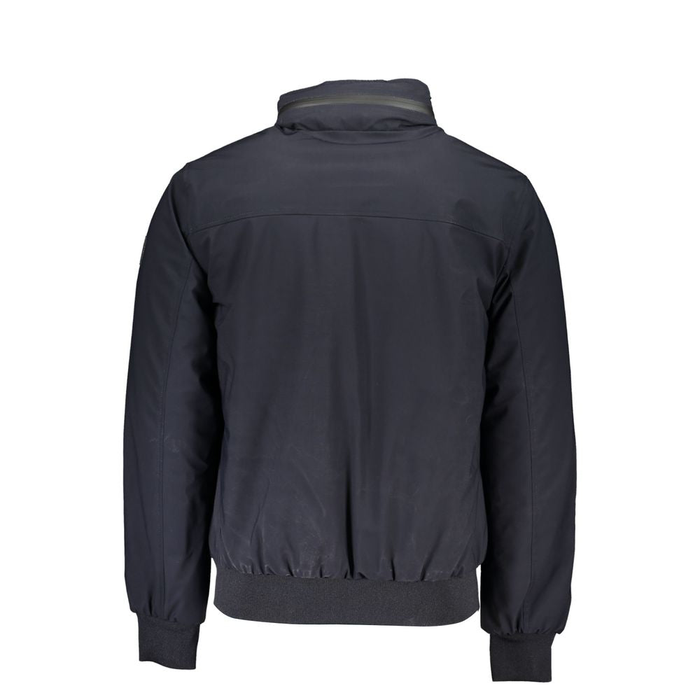 North Sails Blue Polyester Men Jacket North Sails
