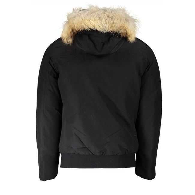 Woolrich Black Cotton Men Jacket Woolrich